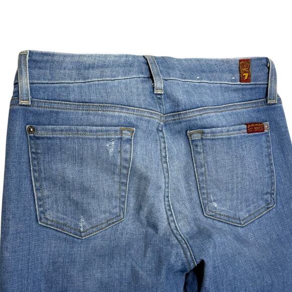 7 For all Mankind the ankle skinny Jeans size 26 - Picture 7 of 9